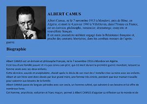 HST ET DOC- ALBERT CAMUS